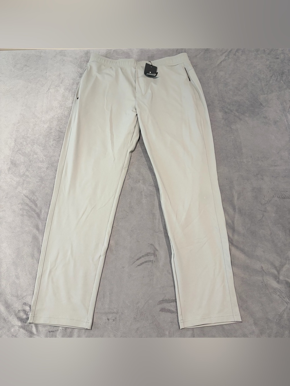 Public Rec Daymaker Pants Mens 36x32 Fog Gray Sweatpants Golf Stretch Tag 36x34